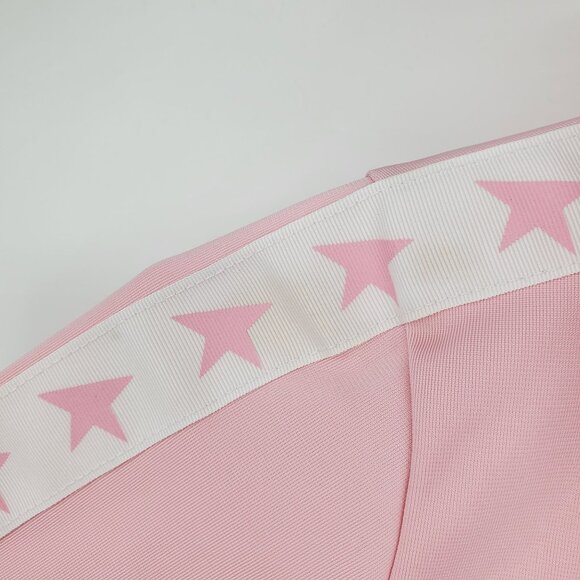 Golden Goose Star Kid's Pink Logo Printed Zip Up Long Sleeve Track Jacket 6 - Picture 10 of 12